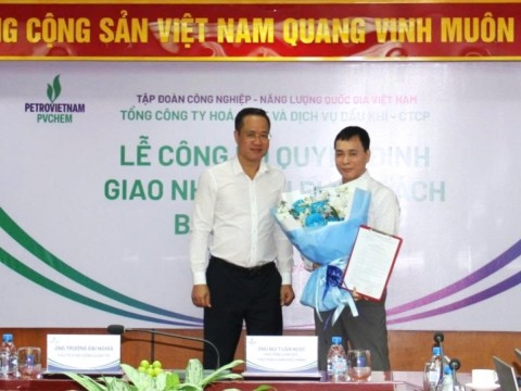  PVChem công bố Quyết định giao nhiệm vụ ông Bùi Tuấn Ngọc - Phó Tổng Giám đốc phụ trách Ban điều hành